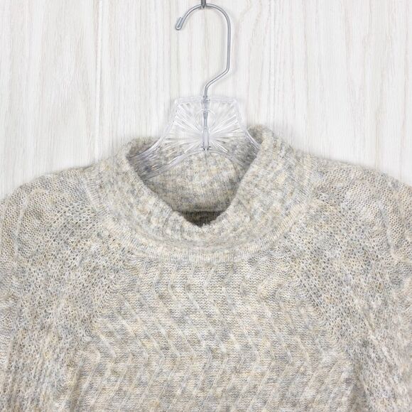 Aeropostale | Earth Tone Heathered Knit Turtleneck Sweater Size Small - Picture 4 of 7